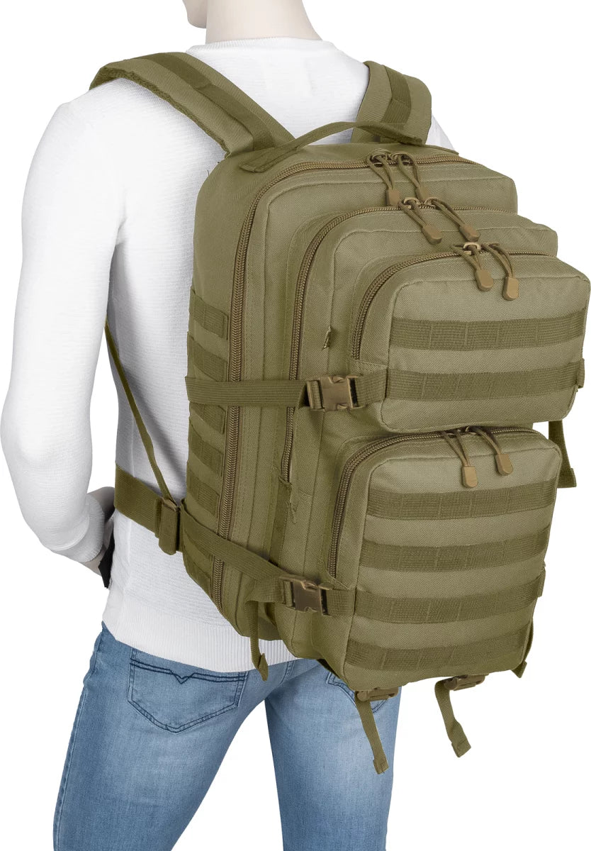 EAAKIE Rucksack Sport Reisen Arbeit Army Military Outdoor 50 L T0034 Camel