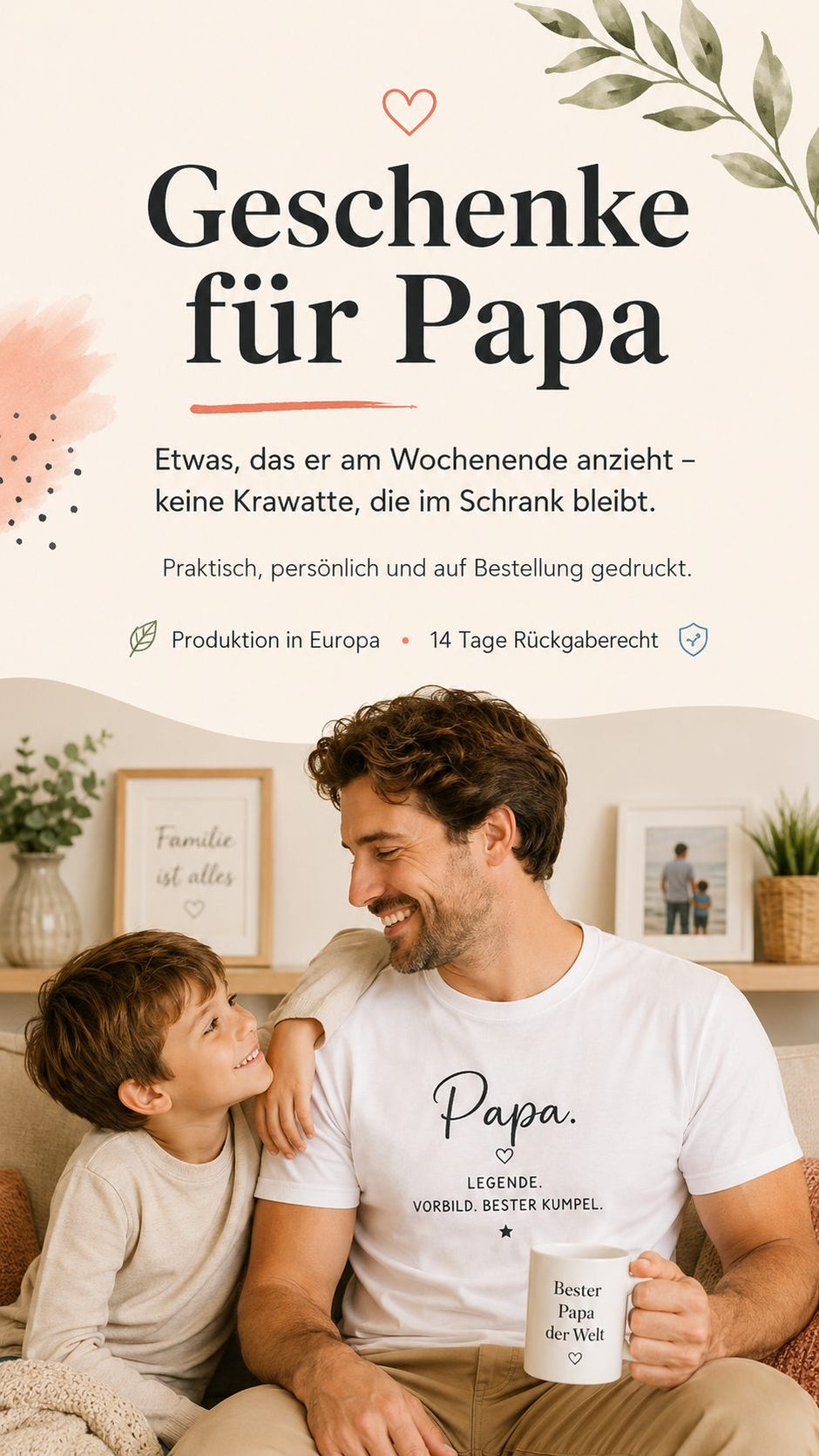 Geschenke für Papa – etwas, das er am Wochenende anzieht